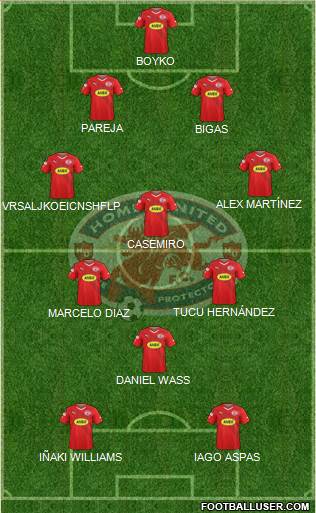 Home United FC Formation 2016