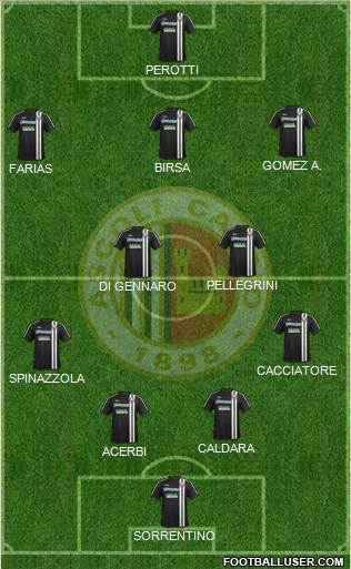 Ascoli football formation