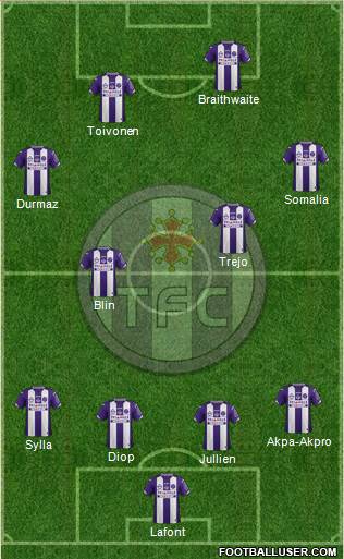 Toulouse Football Club Formation 2016
