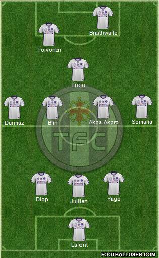 Toulouse Football Club Formation 2016