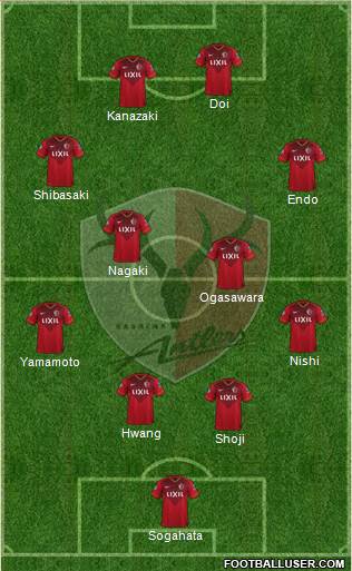 Kashima Antlers Formation 2016