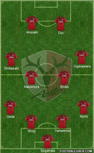 Kashima Antlers Formation 2016
