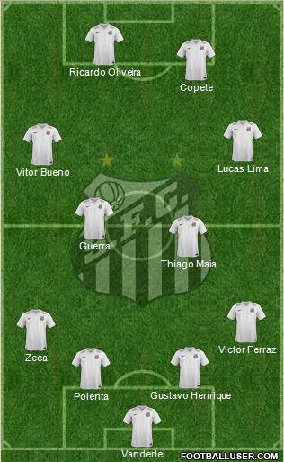 Santos FC Formation 2016