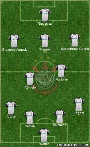 SC Corinthians Paulista Formation 2016