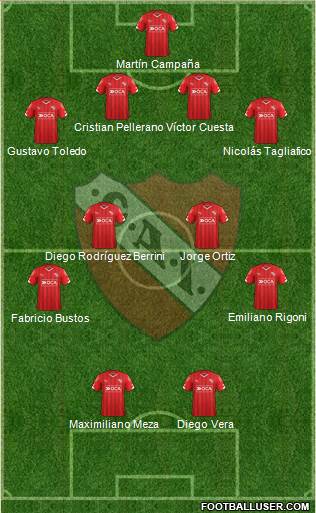 Independiente Formation 2016