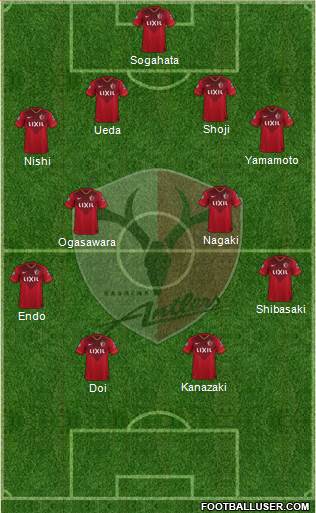 Kashima Antlers Formation 2016