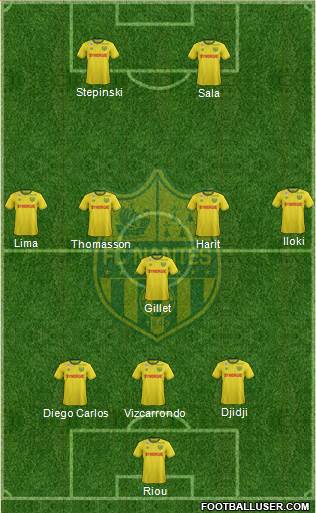 FC Nantes Formation 2016