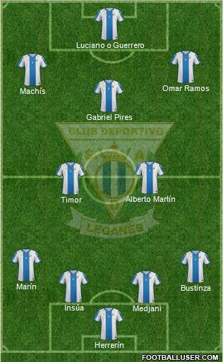 C.D. Leganés S.A.D. Formation 2016