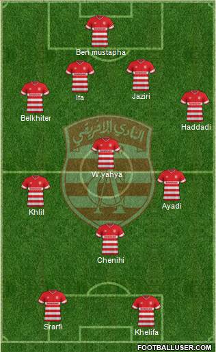 Club Africain Tunis Formation 2016