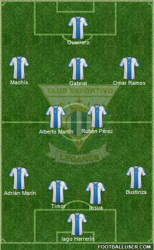 C.D. Leganés S.A.D. Formation 2016