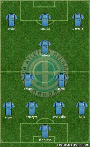 Belgrano de Córdoba Formation 2016