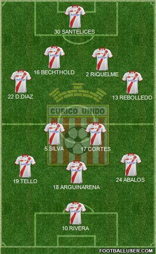 CD Provincial Curicó Unido Formation 2016