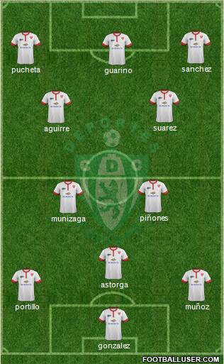 CD Copiapó S.A.D.P. 4-2-3-1 football formation