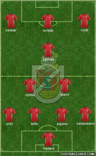 CD La Serena S.A.D.P. 4-1-4-1 football formation