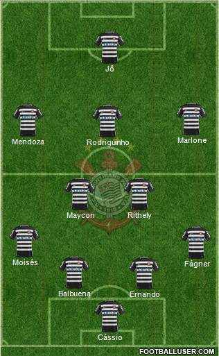 SC Corinthians Paulista Formation 2016