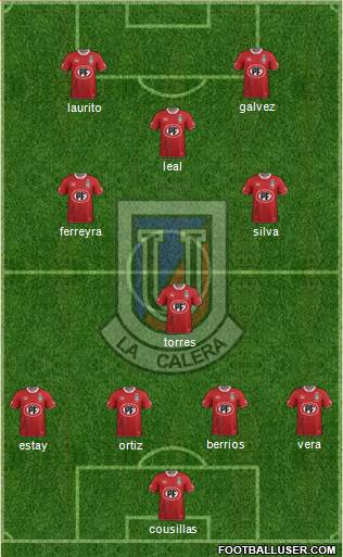 CD Unión La Calera S.A.D.P. Formation 2016