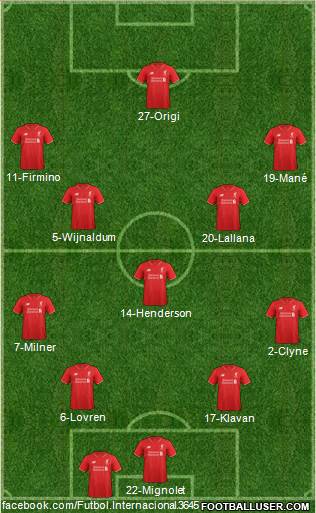 Liverpool Formation 2016