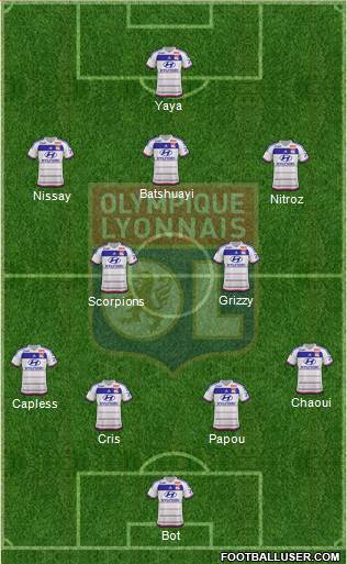 Olympique Lyonnais Formation 2016