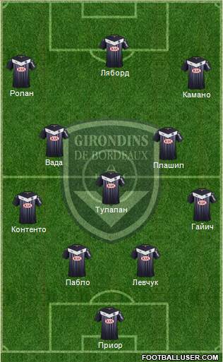 FC Girondins de Bordeaux Formation 2016