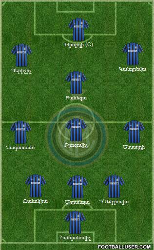 F.C. Internazionale Formation 2016