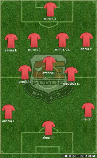 Joe Public FC Formation 2016