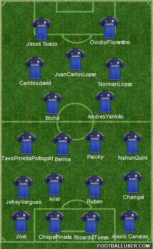 Cardiff City football formation