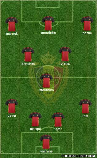 Belgium Formation 2016