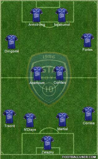 Esperance Sportive Troyes Aube Champagne Formation 2016