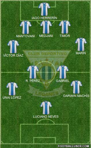 C.D. Leganés S.A.D. Formation 2016
