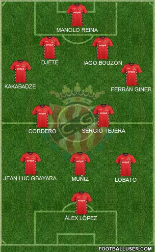 C. Gimnàstic Tarragona S.A.D. Formation 2016