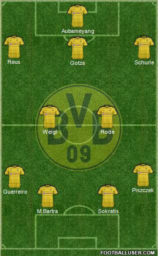 Borussia Dortmund Formation 2016