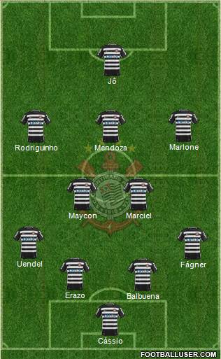 SC Corinthians Paulista Formation 2016