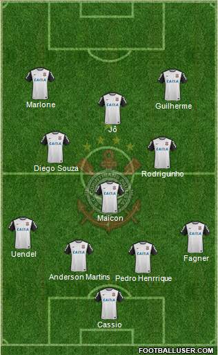 SC Corinthians Paulista Formation 2016