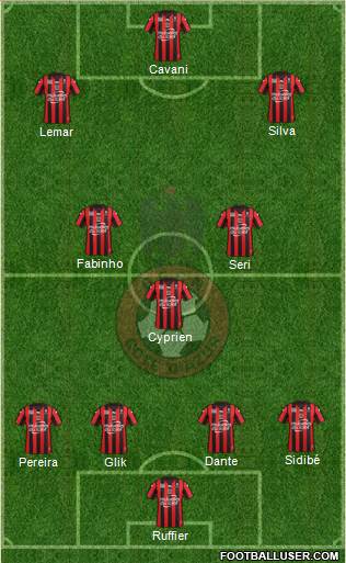 OGC Nice Côte d'Azur Formation 2016