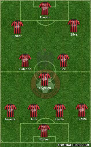 OGC Nice Côte d'Azur Formation 2016