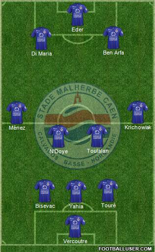 Stade Malherbe Caen Basse-Normandie Formation 2016
