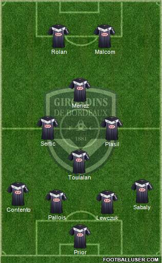 FC Girondins de Bordeaux Formation 2016