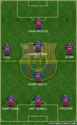 F.C. Barcelona Formation 2016
