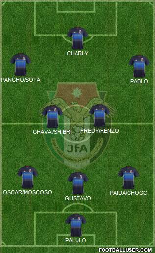 Japan Formation 2016