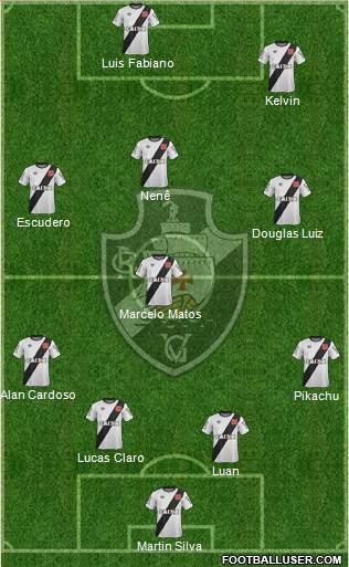 CR Vasco da Gama Formation 2016