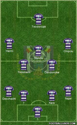 RSC Anderlecht Formation 2016