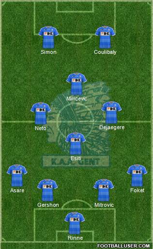 KAA Gent Formation 2016