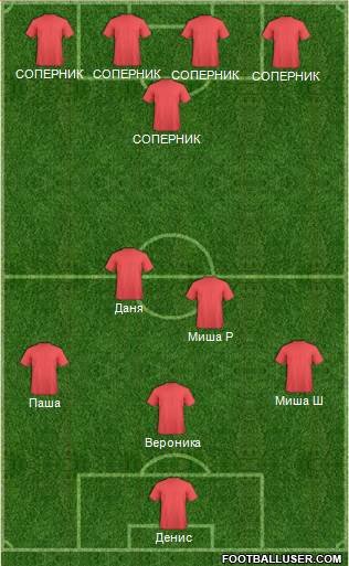 Euro 2012 Team Formation 2016