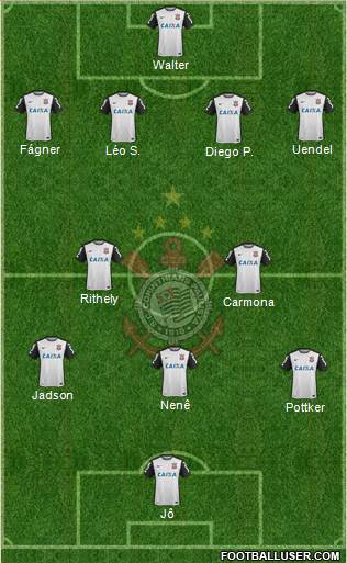 SC Corinthians Paulista Formation 2016