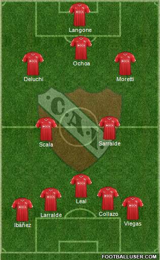Independiente Formation 2016