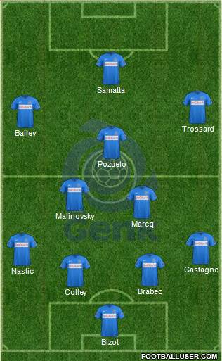 K Racing Club Genk Formation 2016