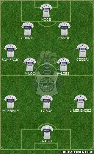 Gimnasia y Esgrima de La Plata Formation 2016
