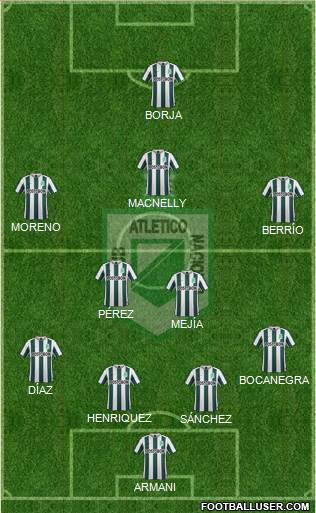 CDC Atlético Nacional Formation 2016