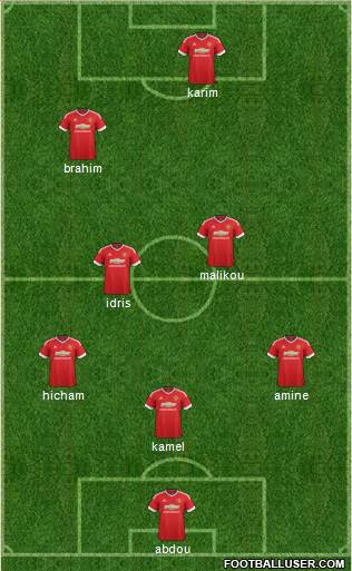Manchester United Formation 2016