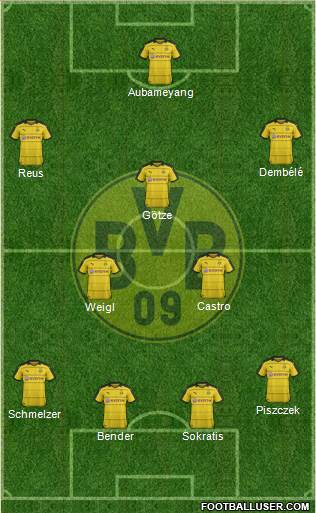 Borussia Dortmund Formation 2016